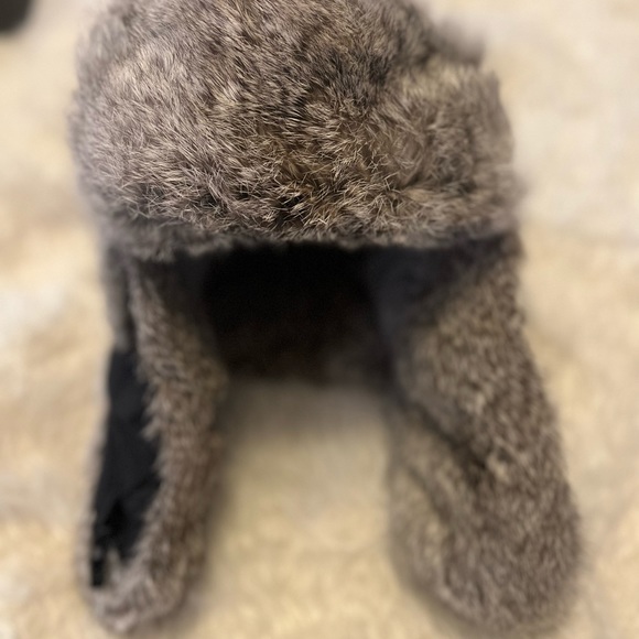 Mad Bomber Real rabbit Fur trapper hat - Picture 2 of 5